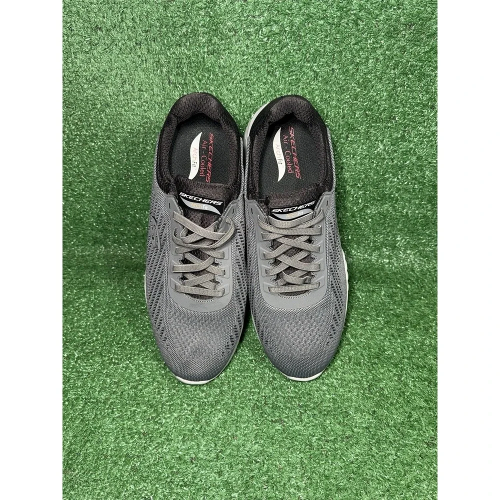 Skechers Arch Fit Orvan Mens Size 13 Grey Black Running Shoes Comfort Sneakers